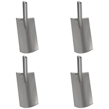 Schep Hoofd 4 pcs Zilver 43 x 17 cm Gepoedercoat staal