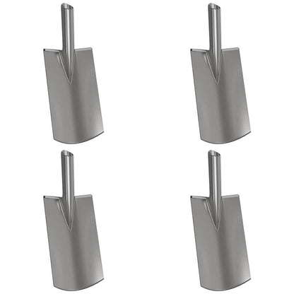 Schep Hoofd 4 pcs Zilver 43 x 17 cm Gepoedercoat staal