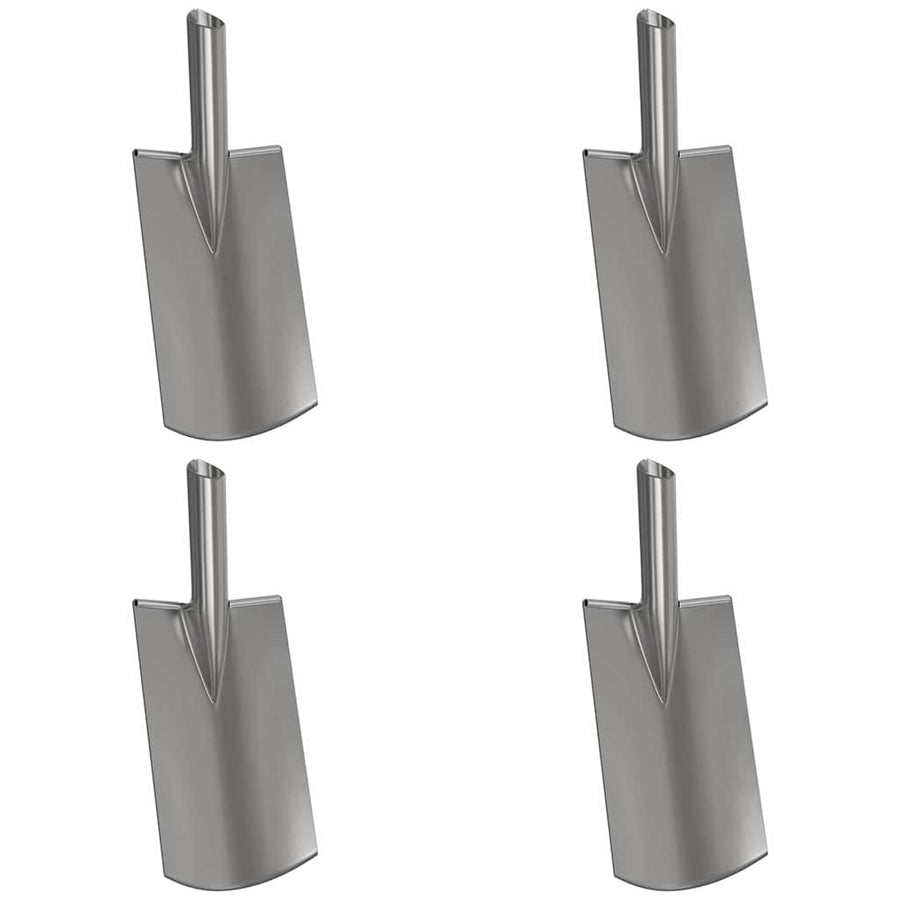 Schep Hoofd 4 pcs Zilver 43 x 17 cm Gepoedercoat staal