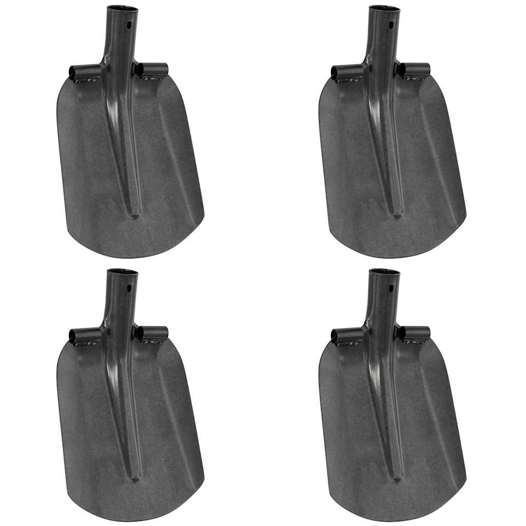 Schep Hoofd 4 pcs Zilver 33 x 21 cm Gepoedercoat staal