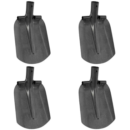Schep Hoofd 4 pcs Zilver 33 x 21 cm Gepoedercoat staal