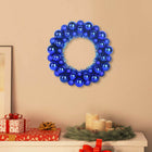 Christmas Ball Wreaths 2 pcs Blue 33 x 33 x 7 cm Polystyrene