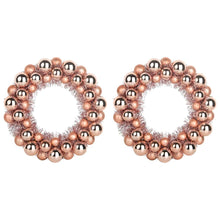 Kerstbal Kransen 2 pcs Rose Gold 33 x 33 x 7 cm Polystyreen