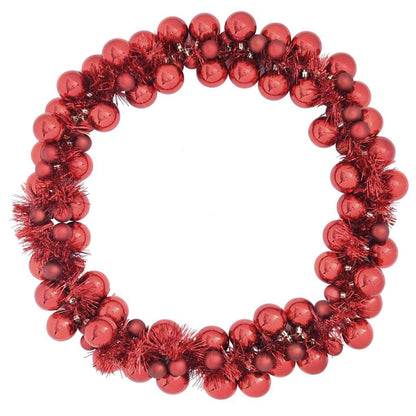 Kerstbal Guirlande Rood 186 cm Polystyreen
