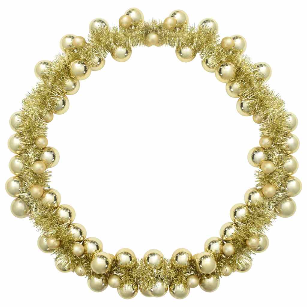 Kerstbal Guirlande Goud 186 cm Polystyreen