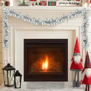 Kerstguirlande 186 cm zilver polystyreen