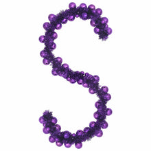 Kerstbal Guirlande Lila 186 cm Polystyreen