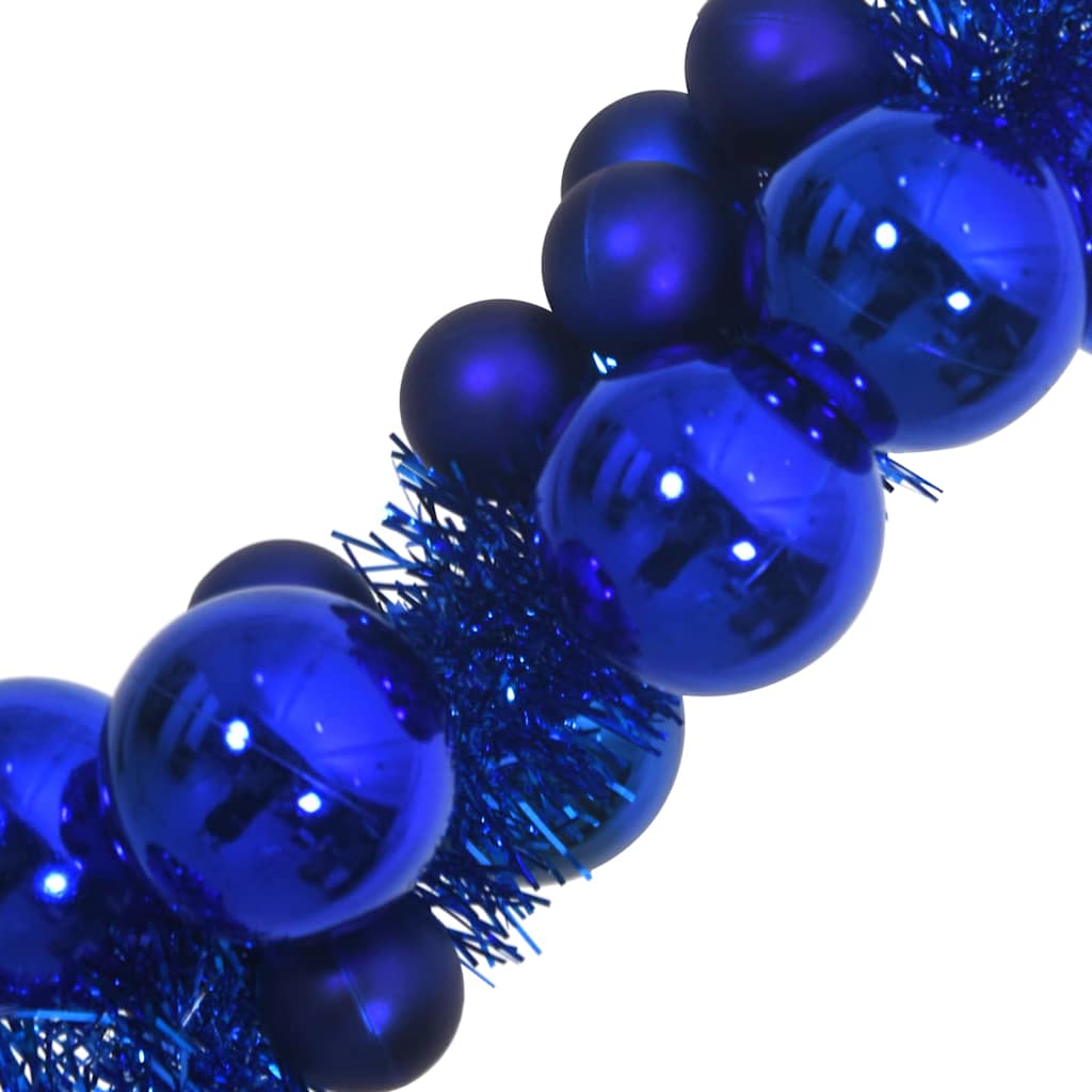 Kerstbal Guirlande Blauw 186 cm Polystyreen