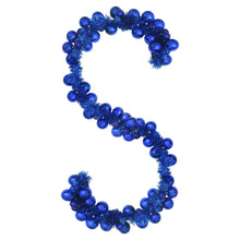 Kerstbal Guirlande Blauw 186 cm Polystyreen