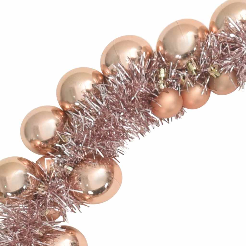 Kerstbal Guirlande Rose Gold 186 cm Polystyreen