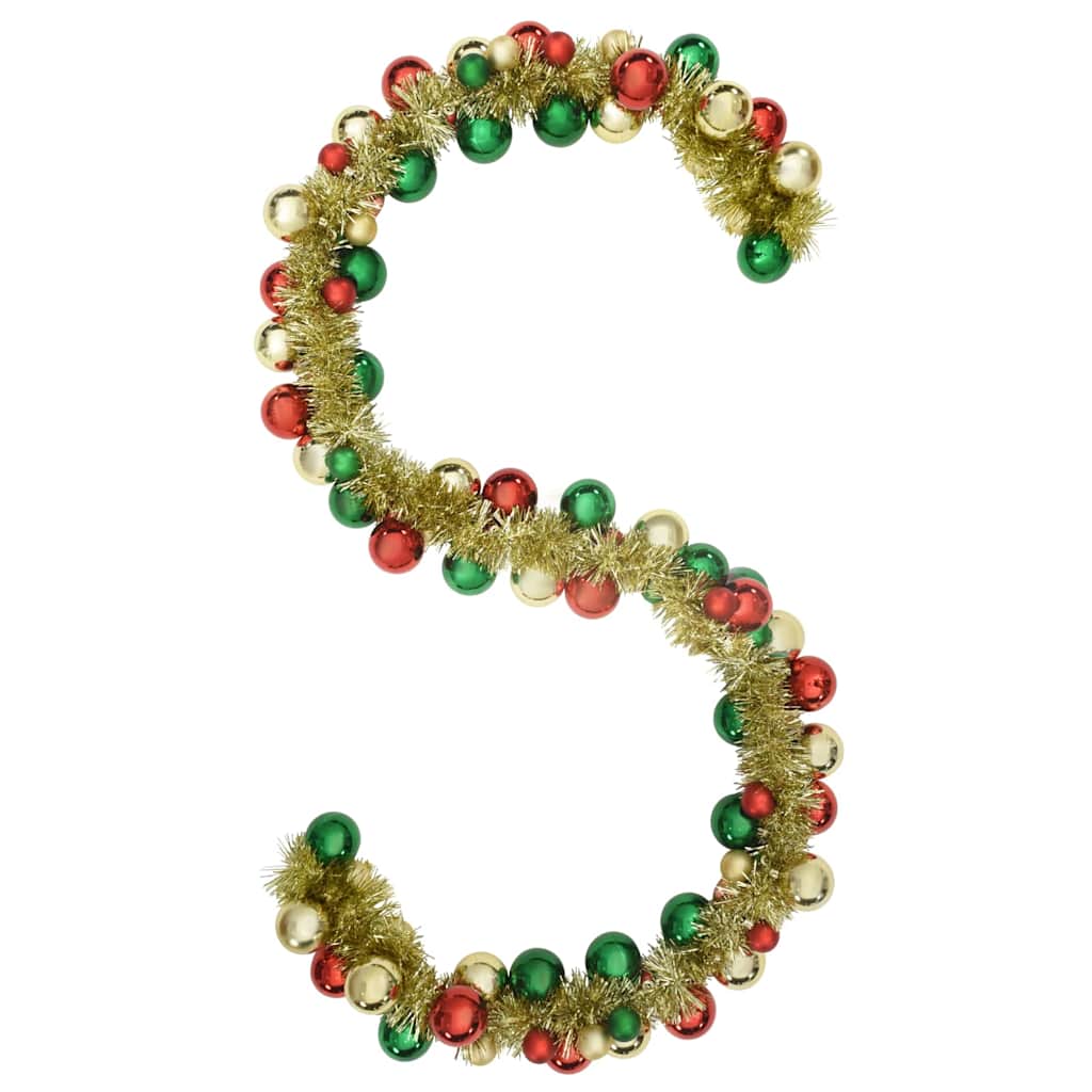 Kerstbal Guirlande Multikleur 186 cm Polystyreen