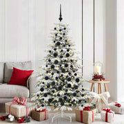 Kerstverlichting 300 LED 120 stuks zwart kunststof