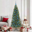 Christmas Ball Set with 300 LED 120 pcs Blue Plastic