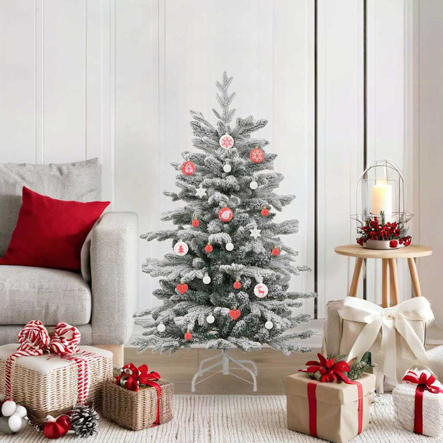 Kerstbal Set 40 pcs Rood en Wit