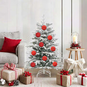 Kerstballen set 15 stuks rood kunststof