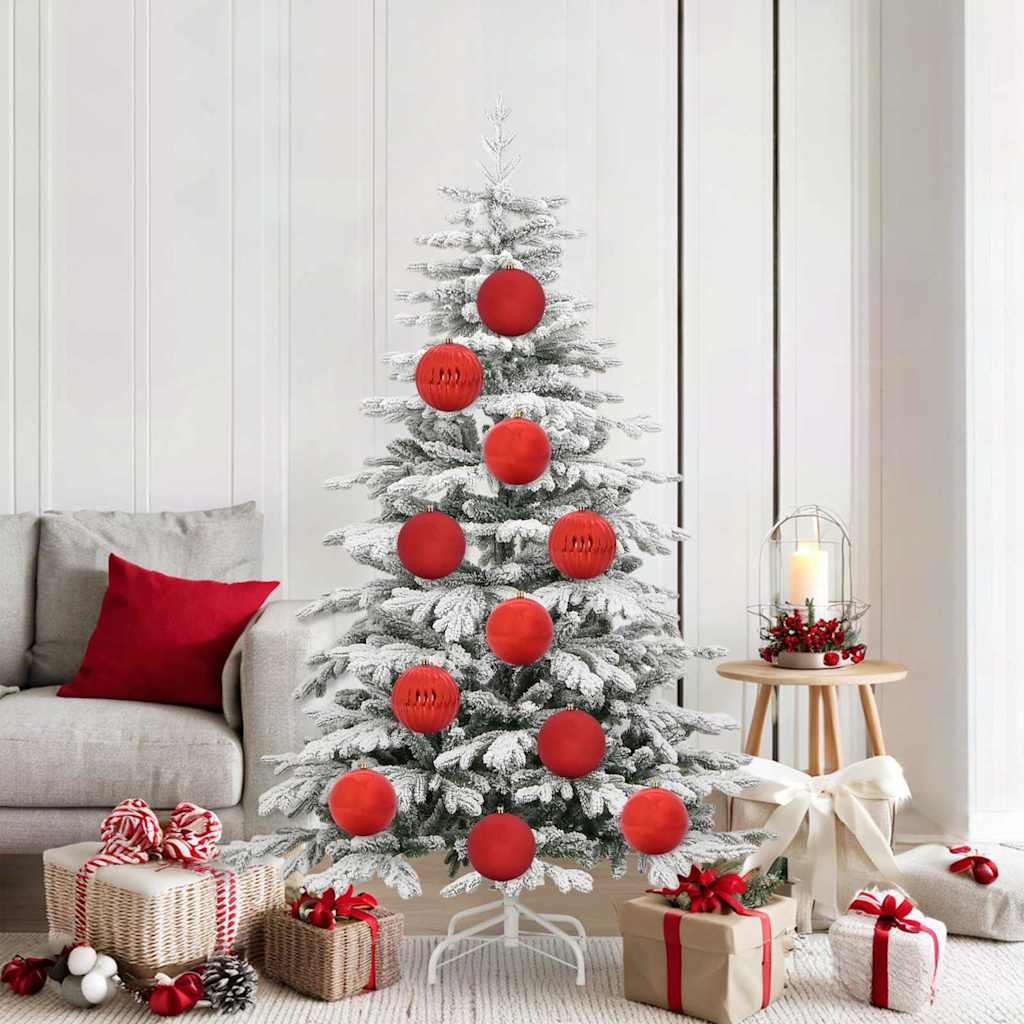 Kerstbal Set 9 pcs Rood