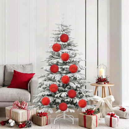 Kerstbal Set 9 pcs Rood