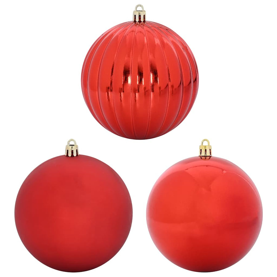 Kerstbal Set 4 pcs Rood