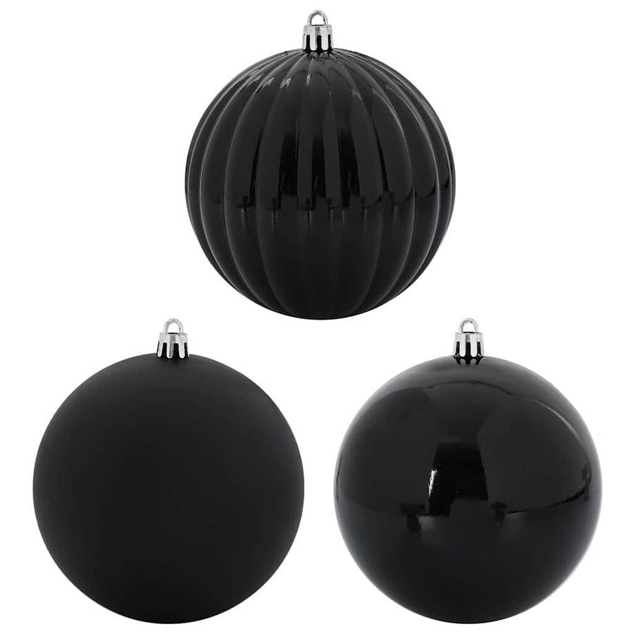 Kerstbal Set 4 pcs Zwart