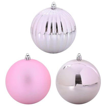 Kerstbal Set 4 pcs Roze