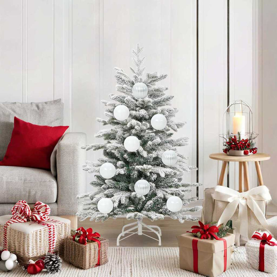 Kerstbal Set 15 pcs Wit