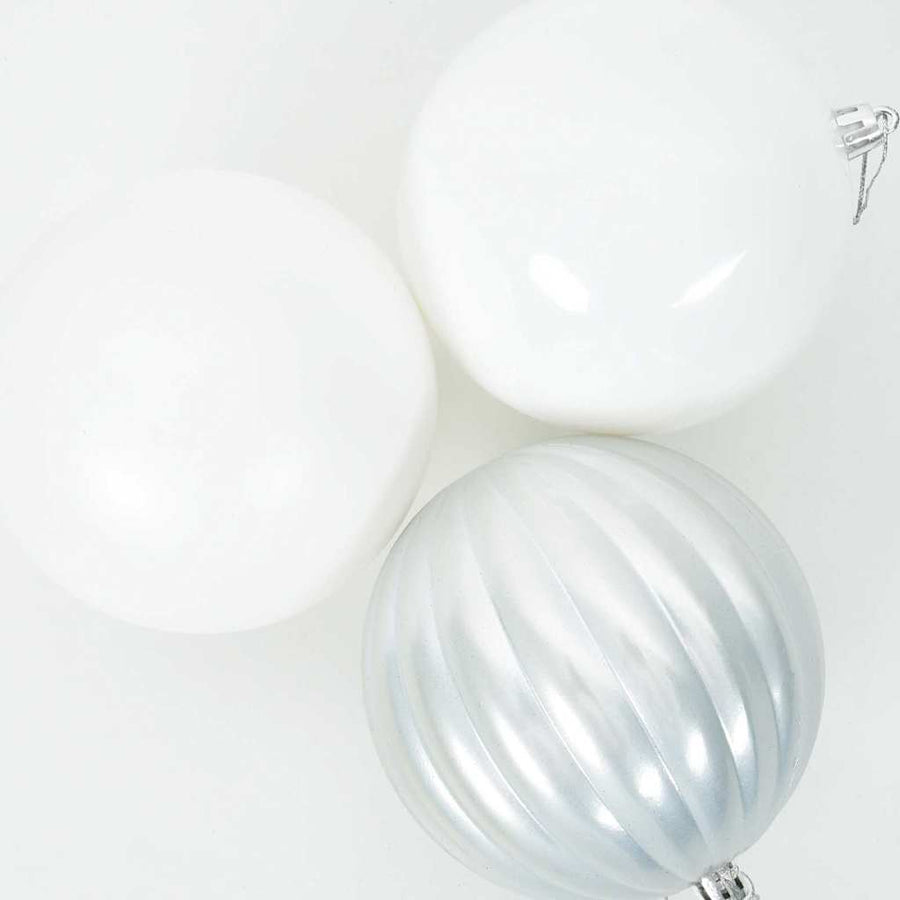 Kerstbal Set 3 pcs Wit