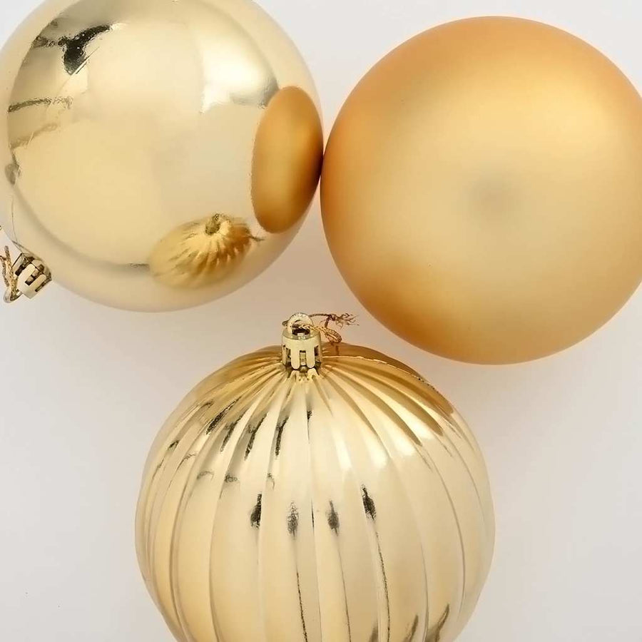 Kerstbal Set 3 pcs Goud