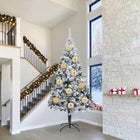 Kerstballen set 3 stuks goud kunststof