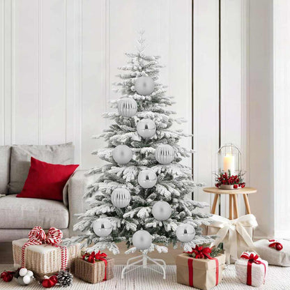 Kerstbal Set 9 pcs Zilver