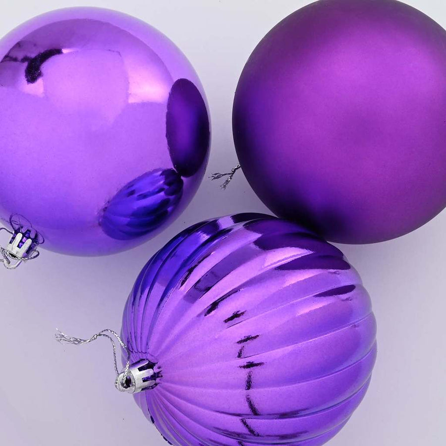 Kerstbal Set 3 pcs Lila