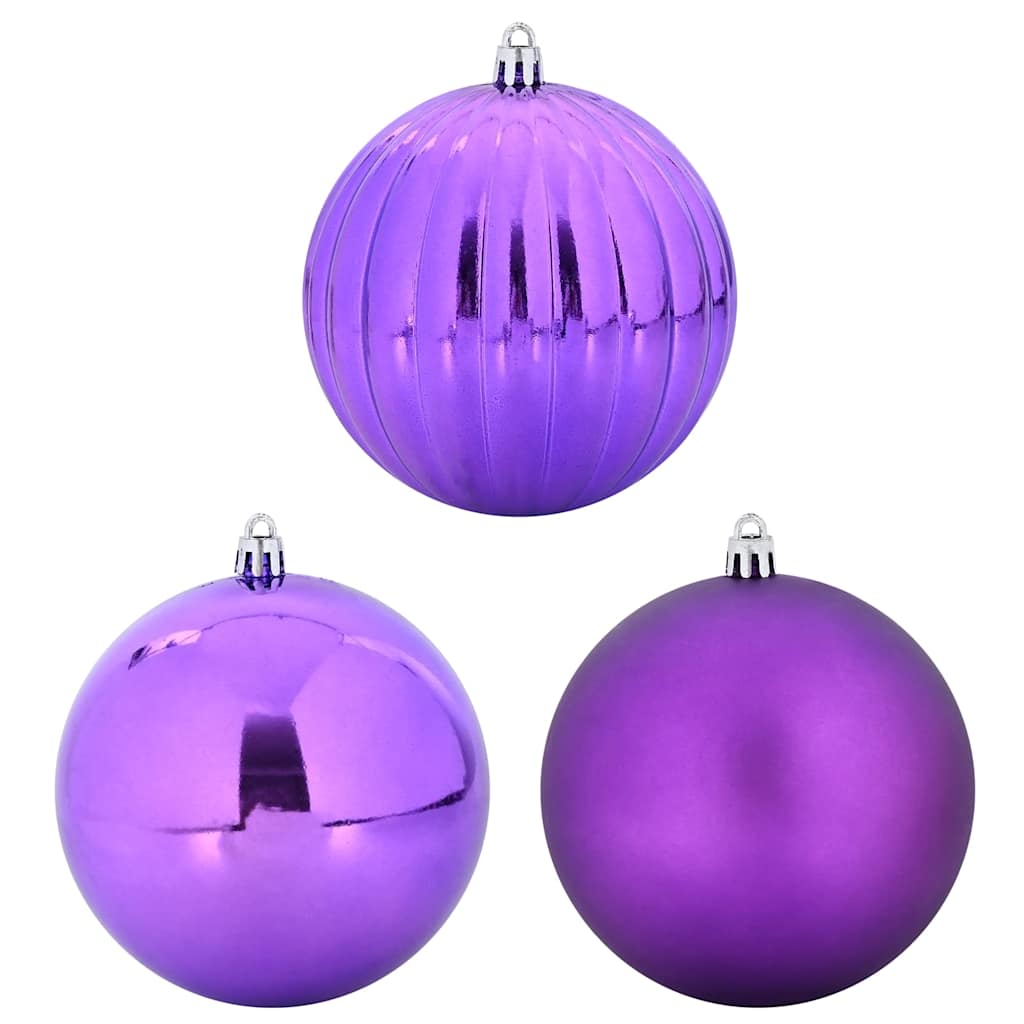 Kerstbal Set 3 pcs Lila