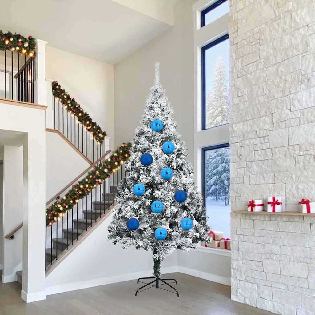 Kerstbal Set 4 pcs Blauw