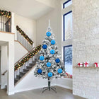 Christmas Ball Set XXL 3 pcs Blue Plastic