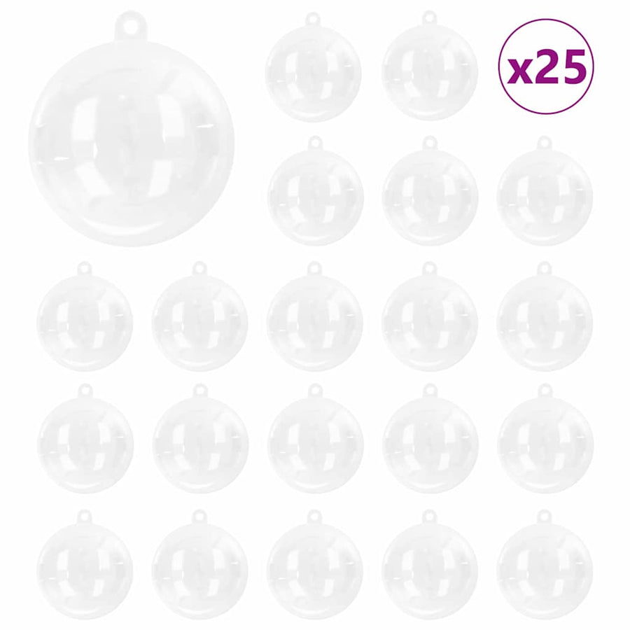 Kerstbal Set 25 pcs Ø 8 cm