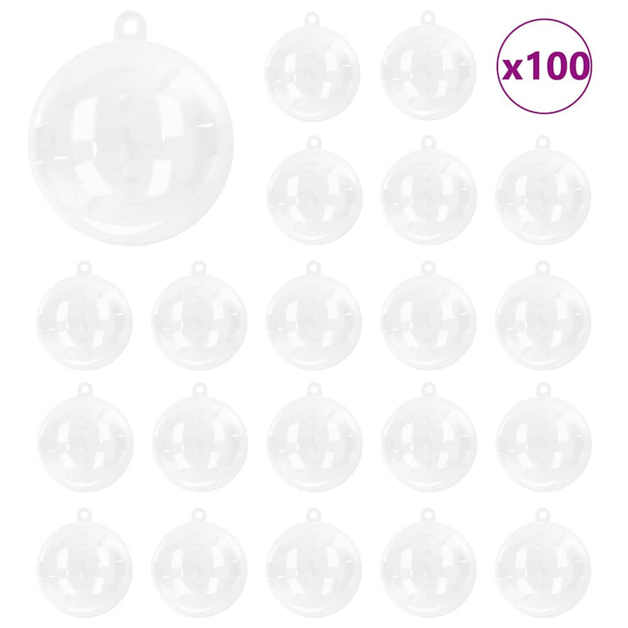Kerstbal Set 100 pcs Ø 8 cm