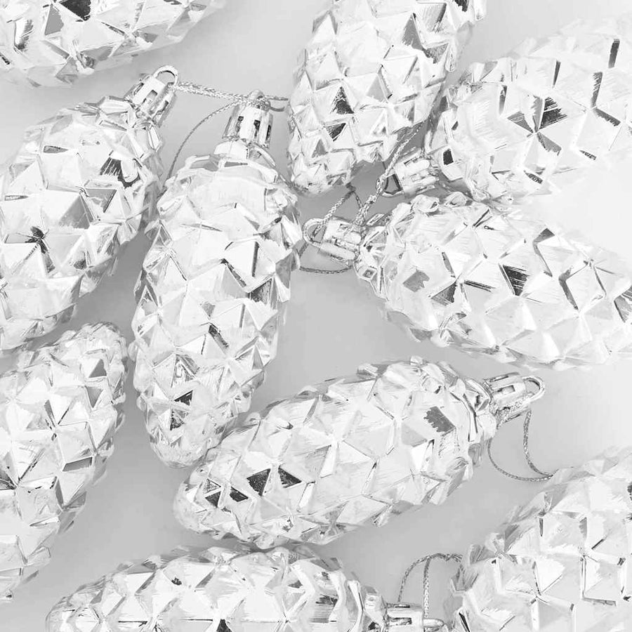 Kerstboomdecoratie 40 pcs Zilver