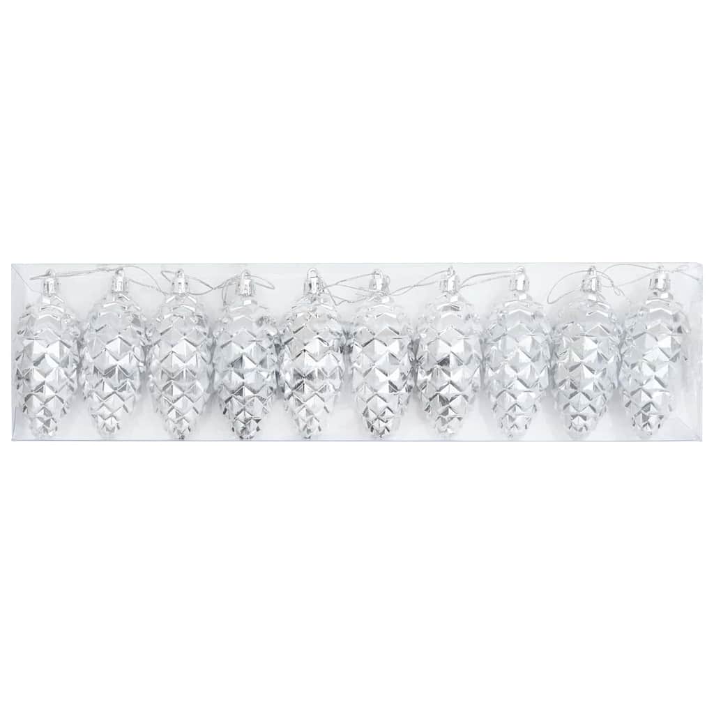 Kerstboomdecoratie 40 pcs Zilver