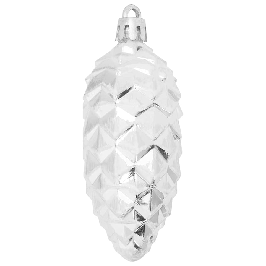 Kerstboomdecoratie 40 pcs Zilver