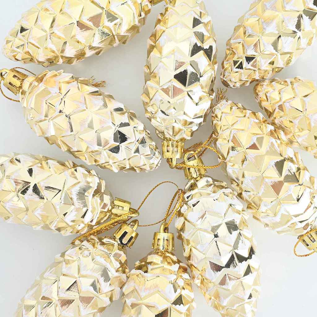 Kerstboomdecoratie 40 pcs Goud