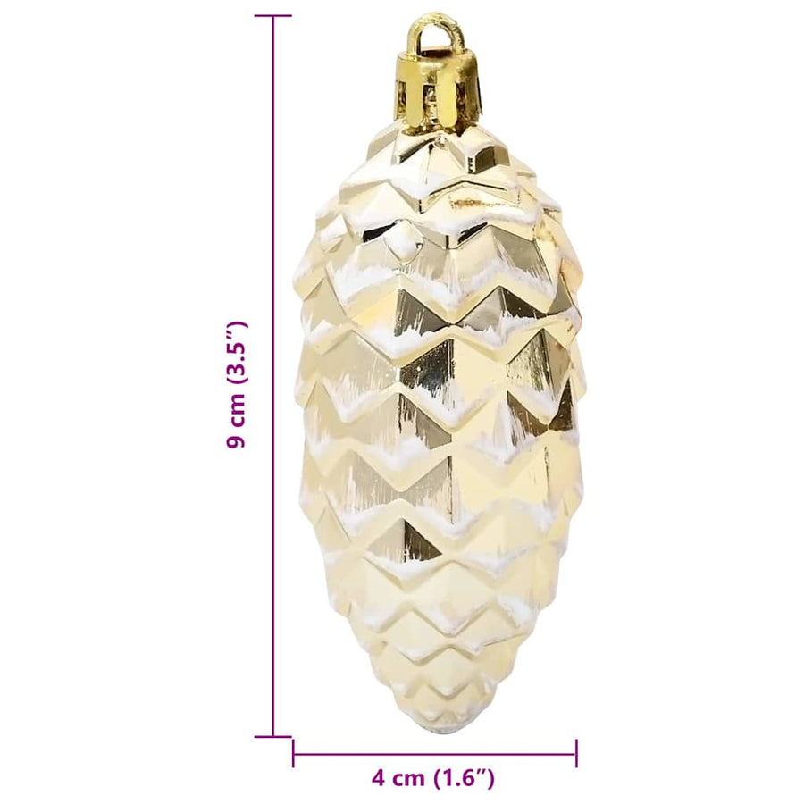 Kerstboomdecoratie 40 pcs Goud