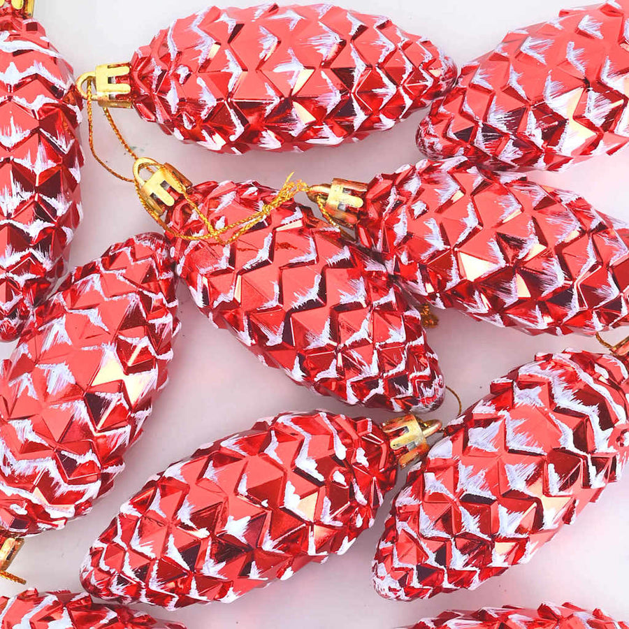 Kerstboomdecoratie 40 pcs Rood