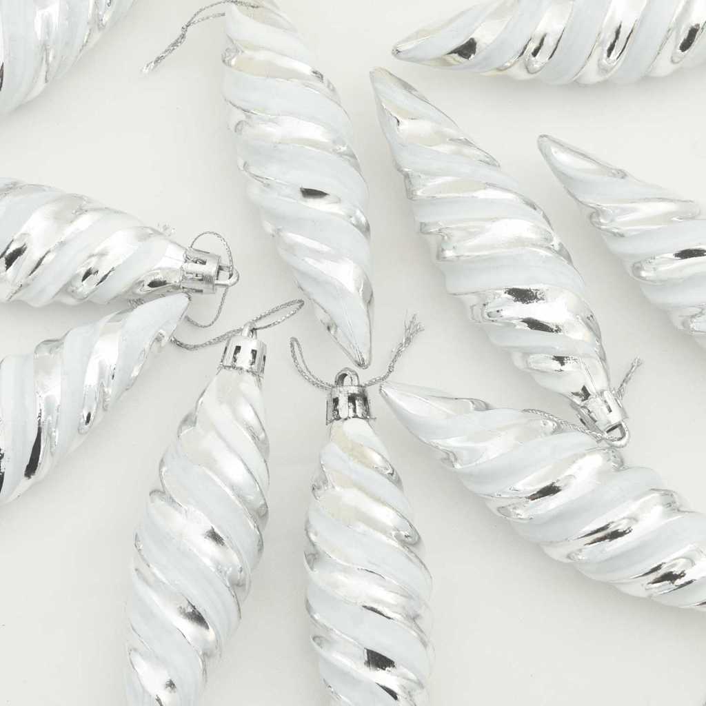 Kerstboomdecoratie 40 pcs Zilver