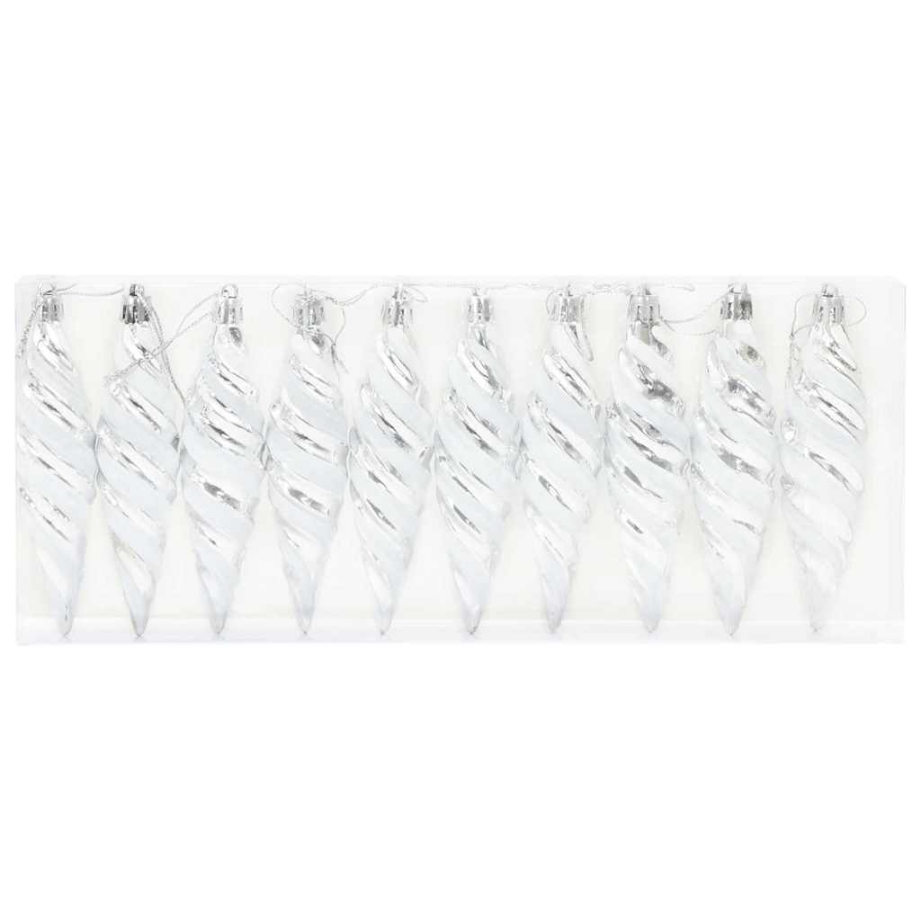 Kerstboomdecoratie 40 pcs Zilver