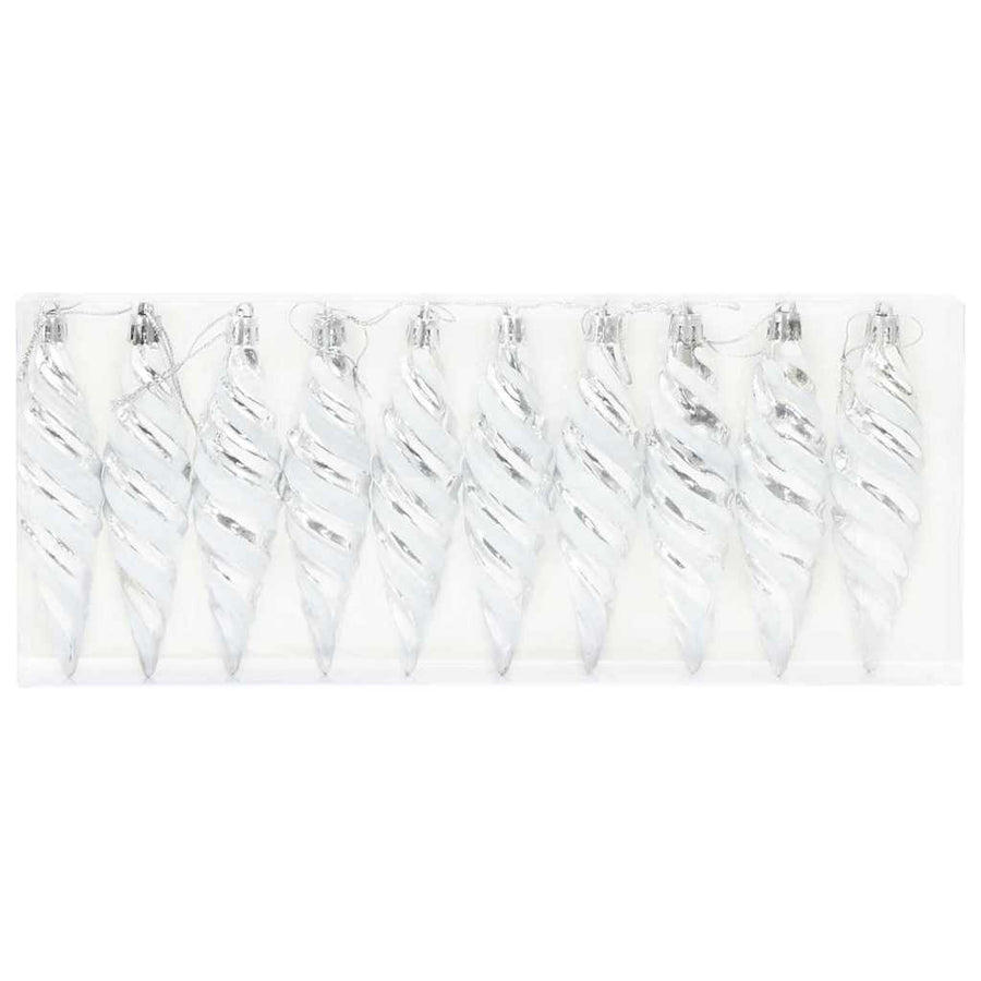 Kerstboomdecoratie 40 pcs Zilver