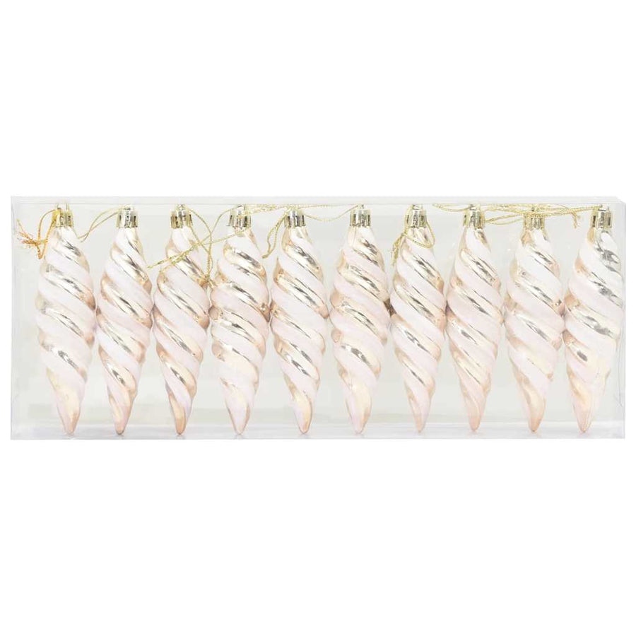 Kerstboomdecoratie 40 pcs champagne