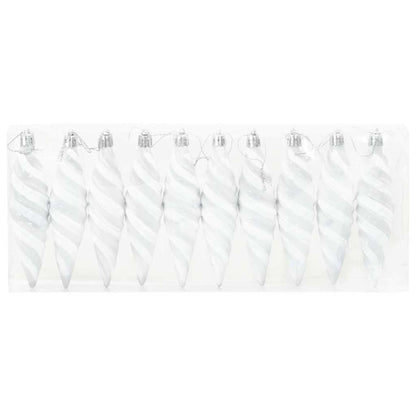 Kerstboomdecoratie 40 pcs Wit