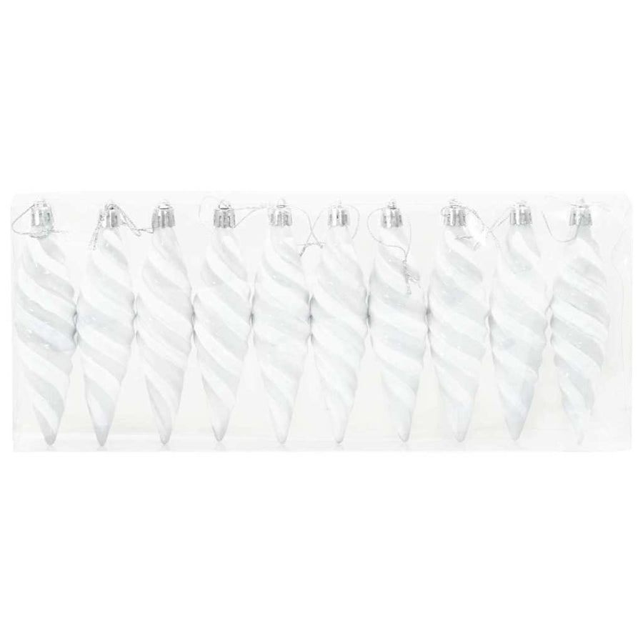 Kerstboomdecoratie 40 pcs Wit