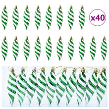 Kerstboomdecoratie 40 pcs Groen