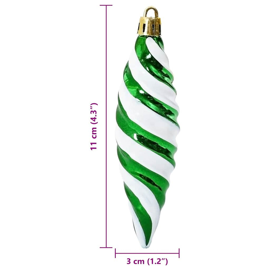 Kerstboomdecoratie 40 pcs Groen