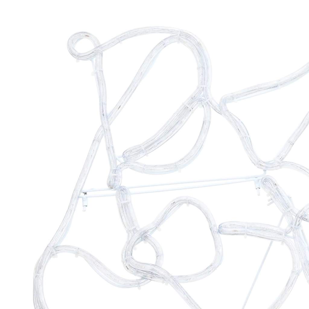 LED Kerstdecoratie Multikleur 69 x 79 cm PVC